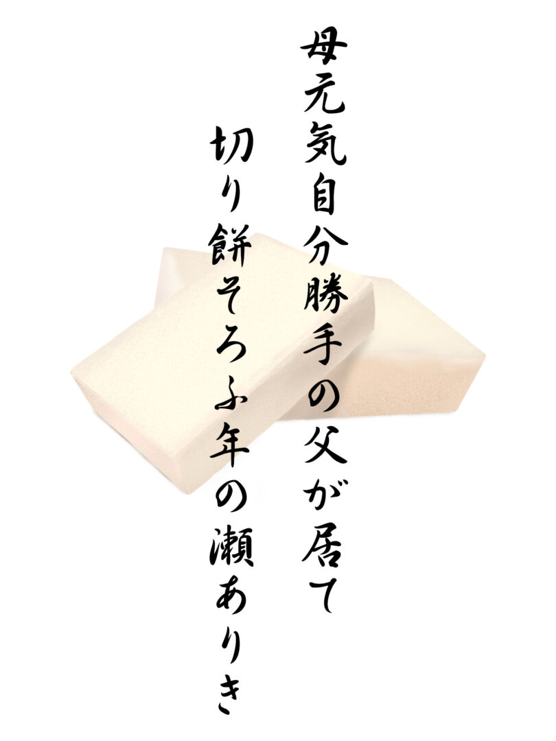 母元気自分勝手の父が居て 切り餅そろふ年の瀬ありき